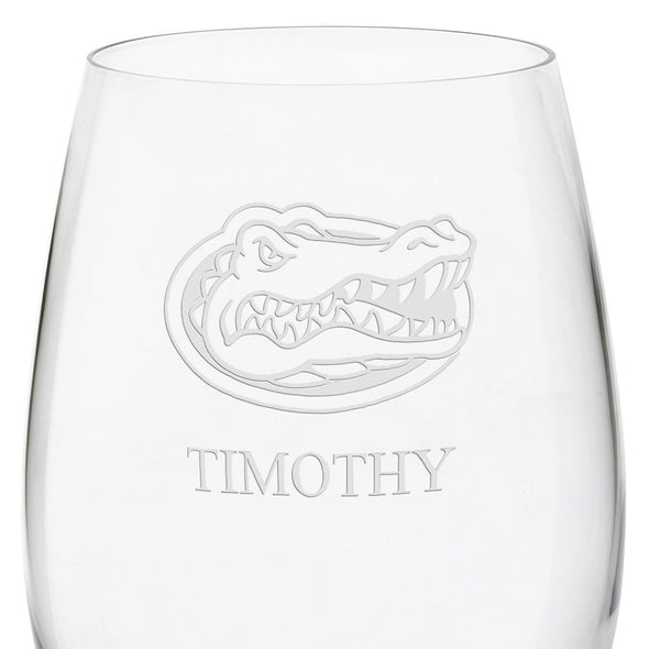 Florida Gators Red Wine Glasses - Set of 2 Shot #3