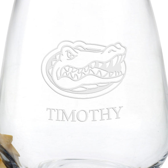 Florida Gators Stemless Wine Glasses - Set of 2 Shot #3