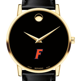 Florida Men&#39;s Movado Gold Museum Classic Leather Shot #1