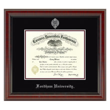 Fordham Diploma Frame, the Fidelitas Shot #1