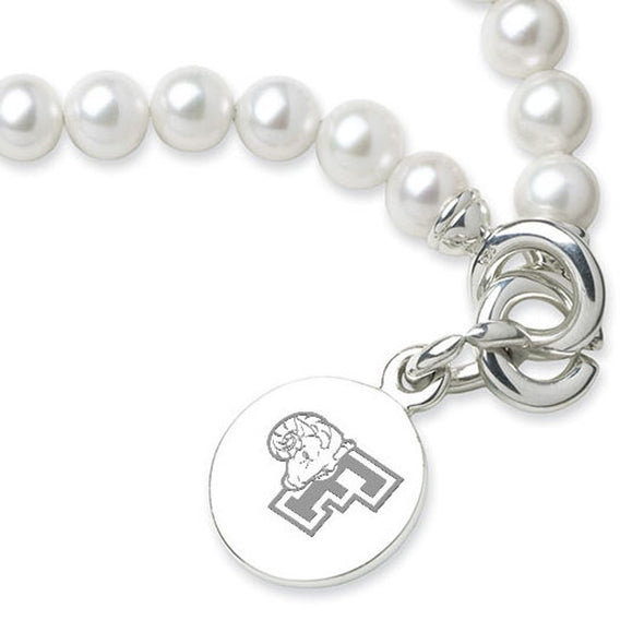 Fordham Pearl Bracelet with Sterling Silver Charm Shot #2