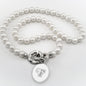 Fordham Pearl Necklace with Sterling Silver Charm Shot #1