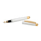 Furman Fountain Pen in Sterling Silver with Gold Trim Shot #1