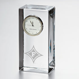 Furman Tall Glass Desk Clock by Simon Pearce Shot #1