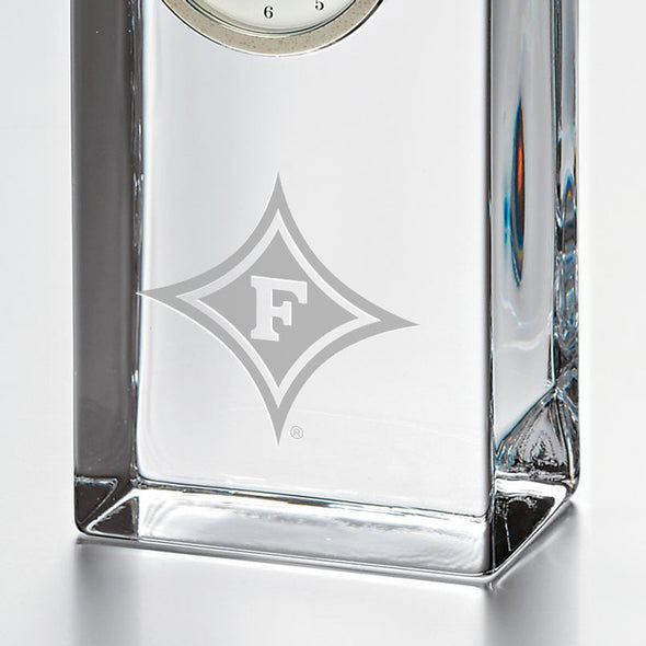 Furman Tall Glass Desk Clock by Simon Pearce Shot #2