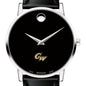 George Washington Men's Movado Museum with Leather Strap Shot #1