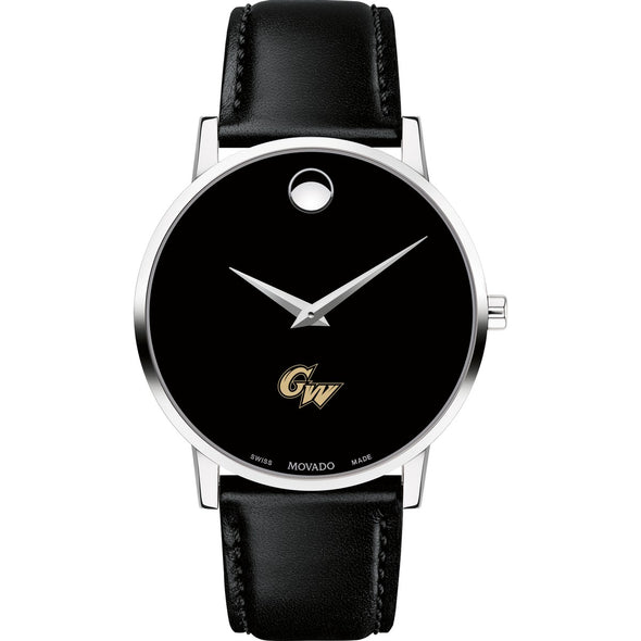 George Washington Men&#39;s Movado Museum with Leather Strap Shot #2