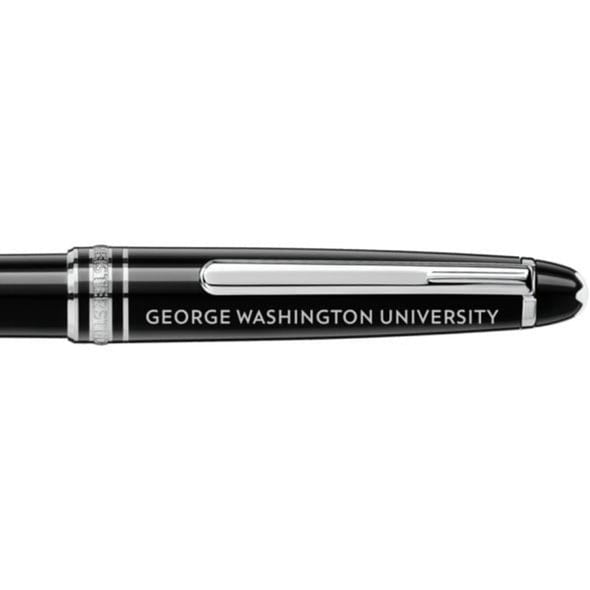 George Washington Montblanc Meisterstück Classique Ballpoint Pen in Platinum Shot #2