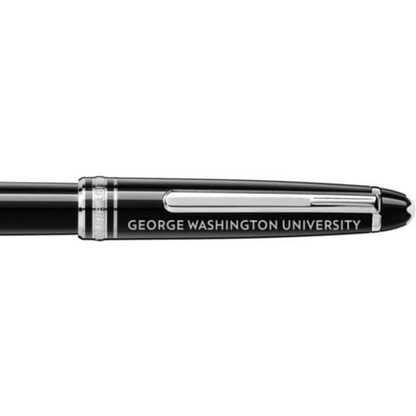 George Washington Montblanc Meisterstück Classique Rollerball Pen in Platinum Shot #2
