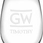 George Washington Stemless Wine Glasses Made in the USA - Set of 2 Shot #3