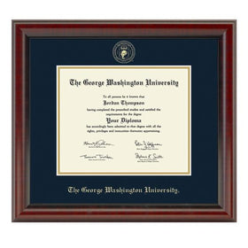 George Washington University Diploma Frame, the Fidelitas Shot #1
