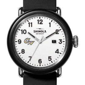 George Washington University Shinola Watch, The Detrola 43mm White Dial at M.LaHart &amp; Co. Shot #1