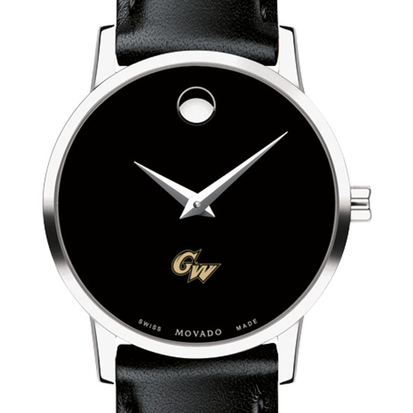 George Washington Women&#39;s Movado Museum with Leather Strap Shot #1
