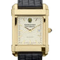 Georgetown Men's Gold Quad with Leather Strap Shot #1