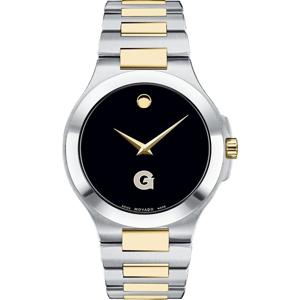 Georgetown Men&#39;s Movado Collection Two-Tone Watch with Black Dial Shot #2
