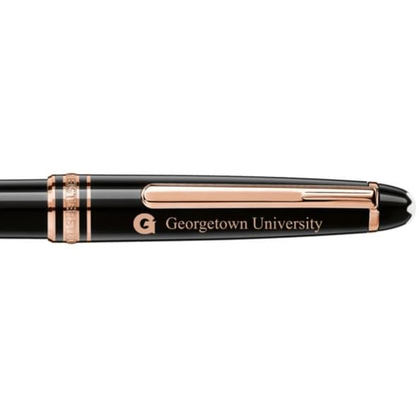 Georgetown Montblanc Meisterstück Classique Ballpoint Pen in Red Gold Shot #2