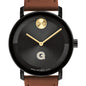 Georgetown University Men's Movado BOLD with Cognac Leather Strap Shot #1