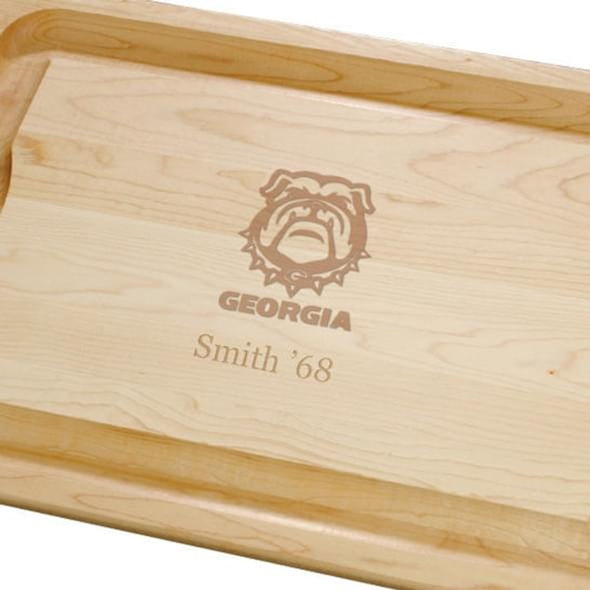 Georgia Bulldogs Maple Cutting Board Shot #2