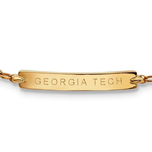 Georgia Tech Monica Rich Kosann Petite Poesy Bracelet in Gold Shot #2