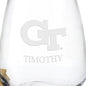 Georgia Tech Stemless Wine Glasses - Set of 2 Shot #3