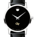 Georgia Tech Women's Movado Museum with Leather Strap