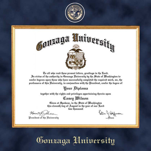 Gonzaga Diploma Frame - Excelsior Shot #2