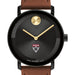 Harvard Business School Men's Movado BOLD with Cognac Leather Strap