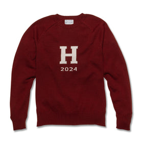 Harvard Class of 2024 Maroon and Ivory Sweater by M.LaHart Shot #1
