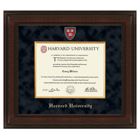 Harvard Diploma Frame - Excelsior Shot #1