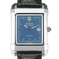 Harvard Men's Blue Quad Watch with Leather Strap Shot #1