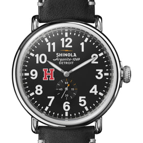 Harvard Shinola Watch, The Runwell 47mm Black Dial Shot #1