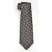 Harvard Woven Wave Pattern Silk Tie in Blue