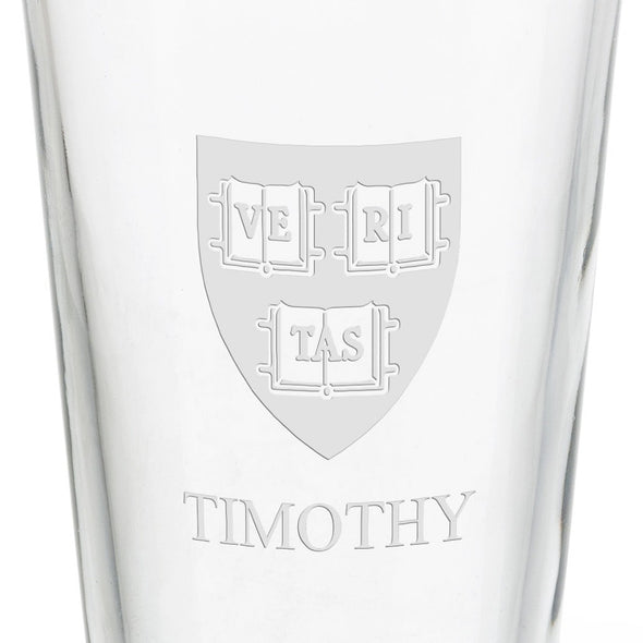 Harvard University 16 oz Pint Glass- Set of 2 Shot #3