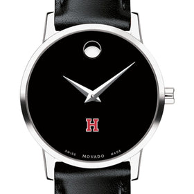 Harvard Women&#39;s Movado Museum with Leather Strap Shot #1