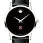 Harvard Women's Movado Museum with Leather Strap Shot #1