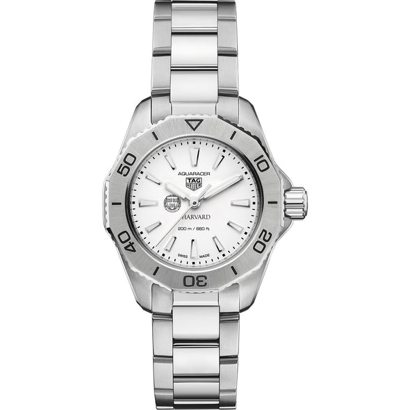 Harvard Women&#39;s TAG Heuer Steel Aquaracer with Silver Dial Shot #2