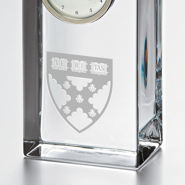 HBS Tall Glass Desk Clock by Simon Pearce Shot #2