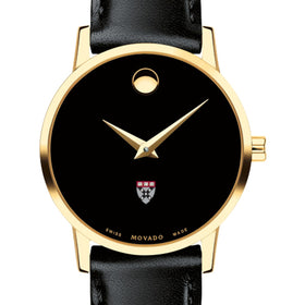 HBS Women&#39;s Movado Gold Museum Classic Leather Shot #1