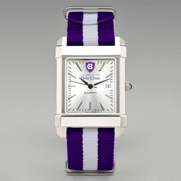 Holy Cross Collegiate Watch with RAF Nylon Strap for Men Shot #2