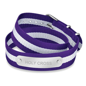 Holy Cross Double Wrap RAF Nylon ID Bracelet Shot #1