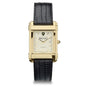 Holy Cross Men's Gold Quad with Leather Strap Shot #2