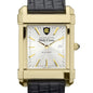 Holy Cross Men's Gold Watch with 2-Tone Dial & Leather Strap at M.LaHart & Co. Shot #1