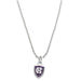 Holy Cross Sterling Silver Necklace with Enamel Charm