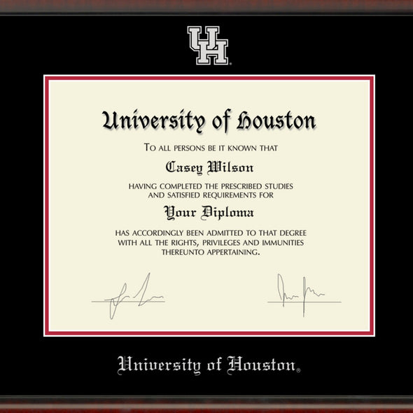 Houston Diploma Frame, the Fidelitas Shot #2