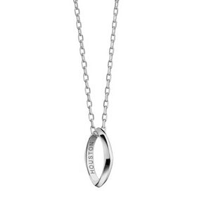 Houston Monica Rich Kosann Poesy Ring Necklace in Silver Shot #1