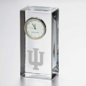 Indiana Tall Glass Desk Clock by Simon Pearce Shot #1