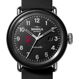 Indiana University Shinola Watch, The Detrola 43mm Black Dial at M.LaHart &amp; Co. Shot #1