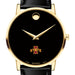 Iowa State Men's Movado Gold Museum Classic Leather