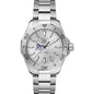 James Madison Men's TAG Heuer Steel Aquaracer with Silver Dial Shot #2
