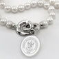James Madison Pearl Necklace with Sterling Silver Charm Shot #2